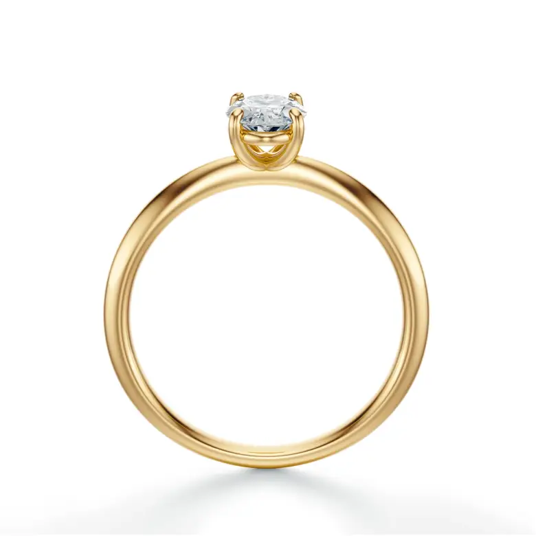 Pierścionek z owalnym diamentem 0.60 ct SBPZ_034